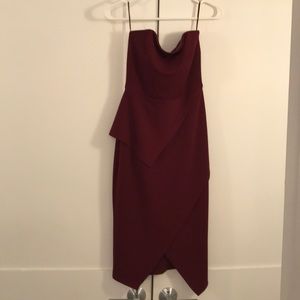ASOS strapless dress